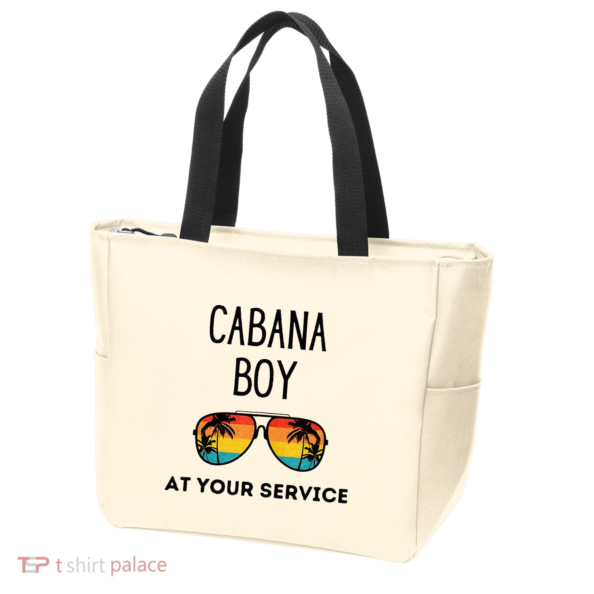 Cabana Boy Funny Summer Pool Party Bartender Bartending Tote Bag