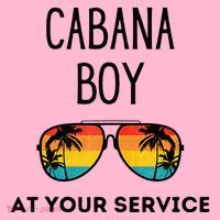 Cabana Boy Funny Summer Pool Party Bartender Bartending Coaster thumb 2