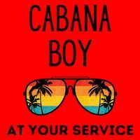 Cabana Boy Funny Summer Pool Party Bartender Bartending Santa Hat thumb 1