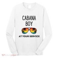 Cabana Boy Funny Summer Pool Party Bartender Bartending Long Sleeve Shirt thumb 0