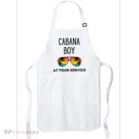 Cabana Boy Funny Summer Pool Party Bartender Bartending Apron thumb 0