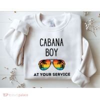Cabana Boy Funny Summer Pool Party Bartender Bartending Sweatshirt thumb 2