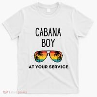Cabana Boy Funny Summer Pool Party Bartender Bartending T-Shirt thumb 0