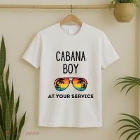 Cabana Boy Funny Summer Pool Party Bartender Bartending T-Shirt thumb 2