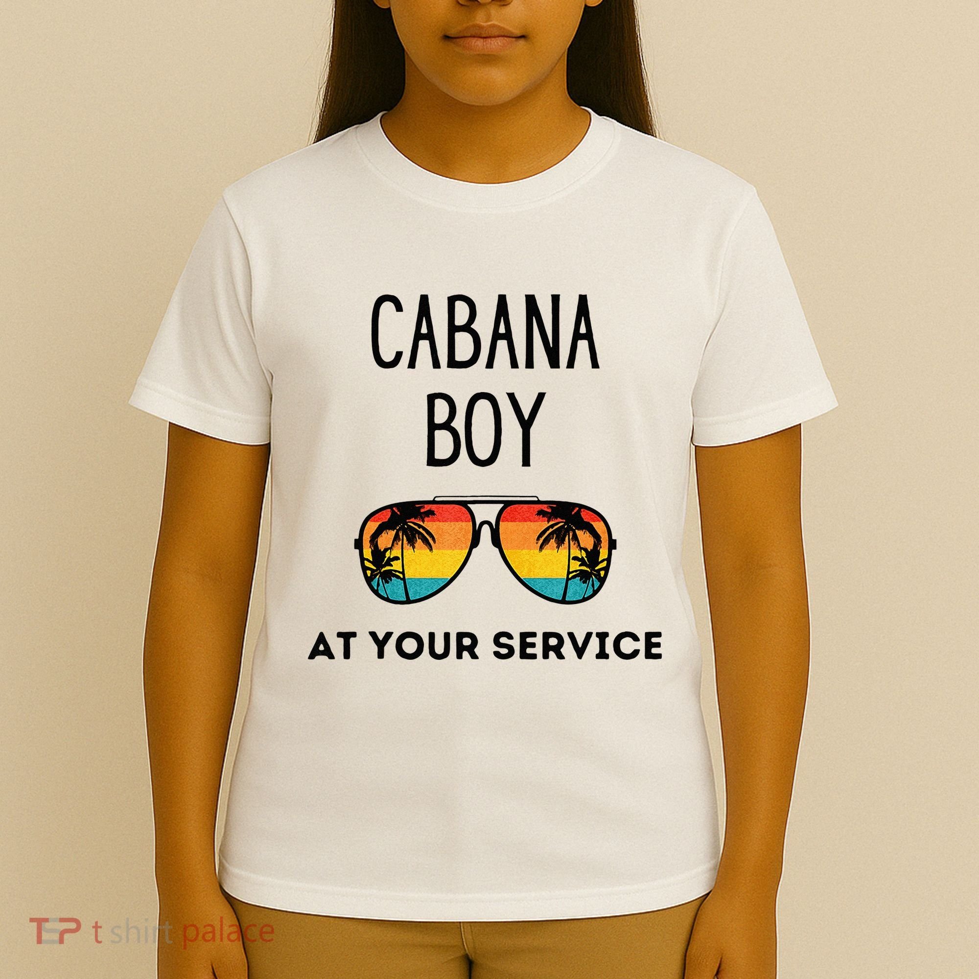 Cabana Boy Funny Summer Pool Party Bartender Bartending T-Shirt