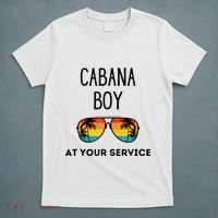 Cabana Boy Funny Summer Pool Party Bartender Bartending T-Shirt thumb 5
