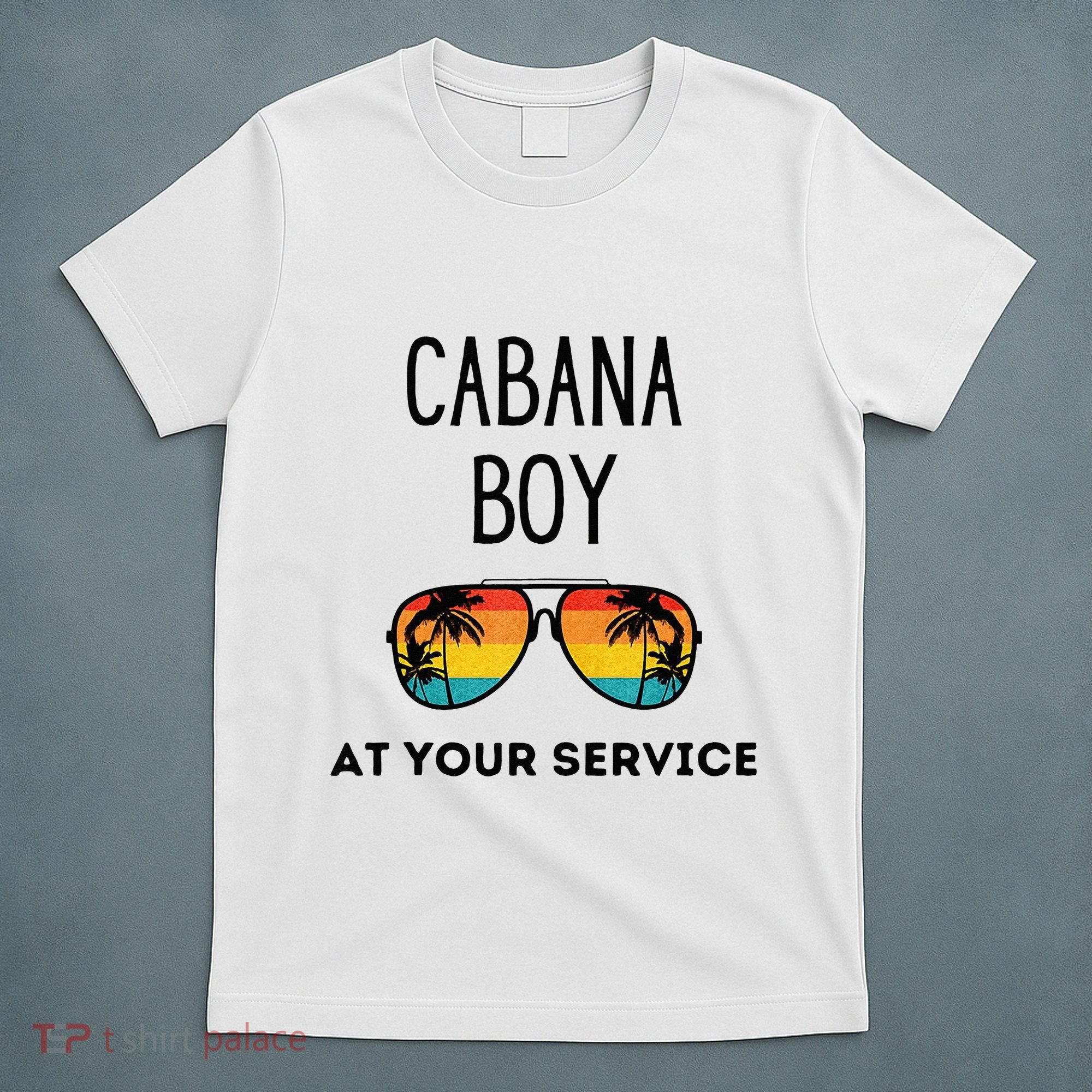 Cabana Boy Funny Summer Pool Party Bartender Bartending T-Shirt