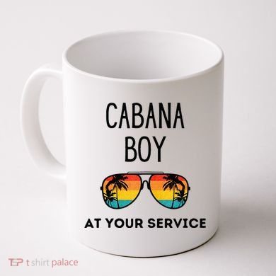 Cabana Boy Funny Summer Pool Party Bartender Bartending Coffee Mug
