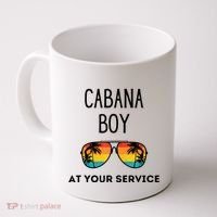 Cabana Boy Funny Summer Pool Party Bartender Bartending Coffee Mug thumb 0