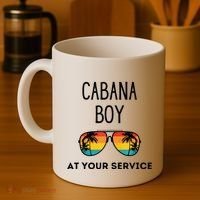 Cabana Boy Funny Summer Pool Party Bartender Bartending Coffee Mug thumb 4