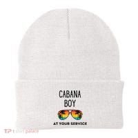 Cabana Boy Funny Summer Pool Party Bartender Bartending Beanie thumb 0
