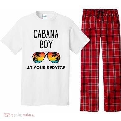 Cabana Boy Funny Summer Pool Party Bartender Bartending Pajama Set