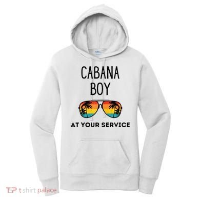 Cabana Boy Funny Summer Pool Party Bartender Bartending Women's Hoodie