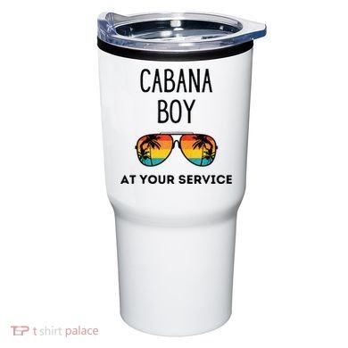 Cabana Boy Funny Summer Pool Party Bartender Bartending Tumbler