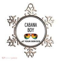 Cabana Boy Funny Summer Pool Party Bartender Bartending Ornament thumb 0