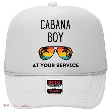 Cabana Boy Funny Summer Pool Party Bartender Bartending Hat