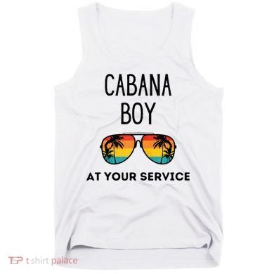 Cabana Boy Funny Summer Pool Party Bartender Bartending Tank Top