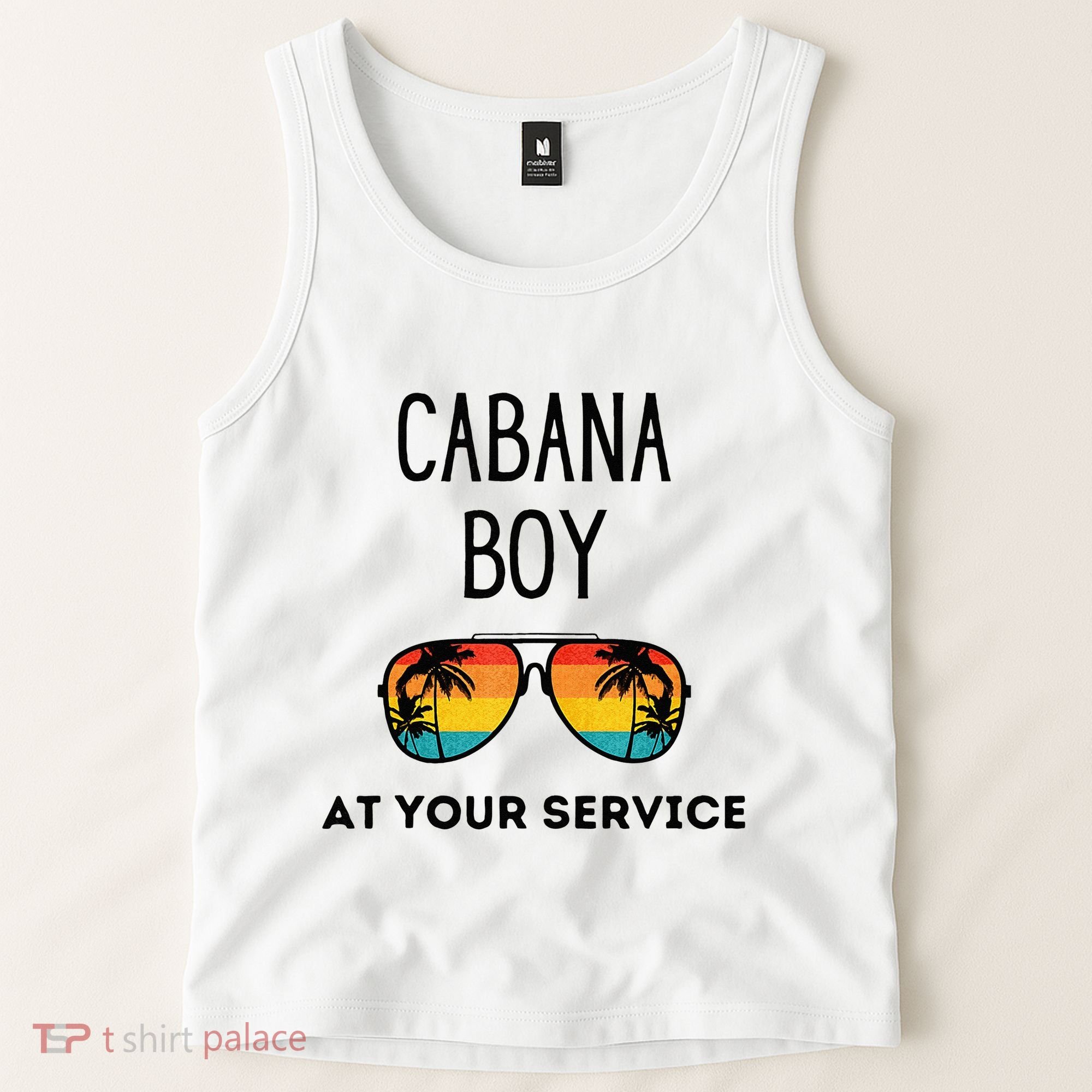 Cabana Boy Funny Summer Pool Party Bartender Bartending Tank Top