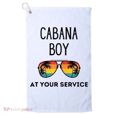 Cabana Boy Funny Summer Pool Party Bartender Bartending Golf Towel