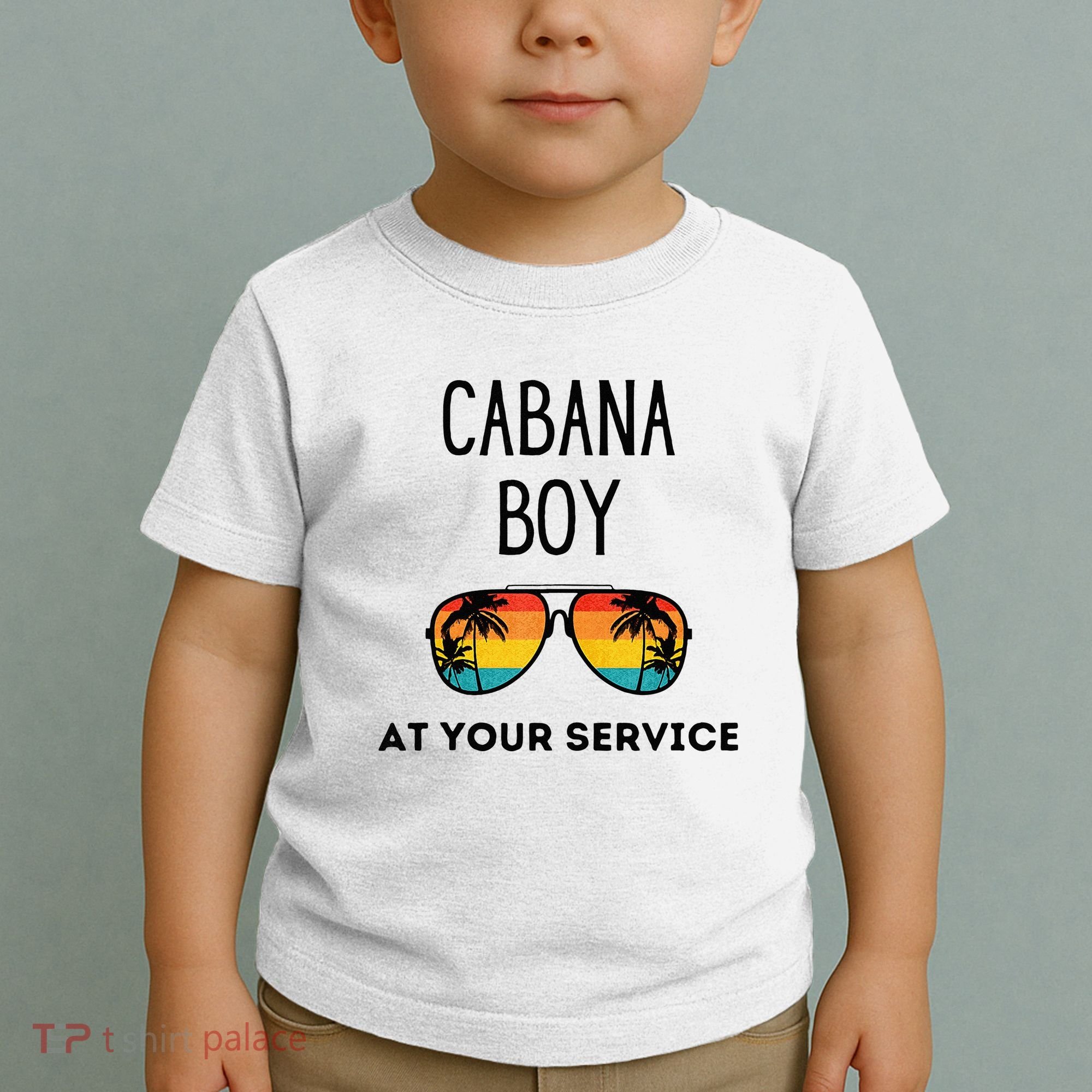 Cabana Boy Funny Summer Pool Party Bartender Bartending Toddler T-Shirt