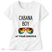 Cabana Boy Funny Summer Pool Party Bartender Bartending Women's T-Shirt thumb 0