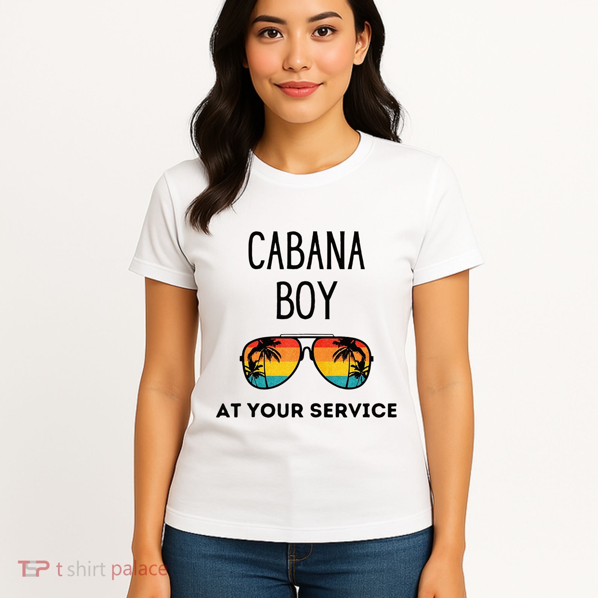 Cabana Boy Funny Summer Pool Party Bartender Bartending Women's T-Shirt