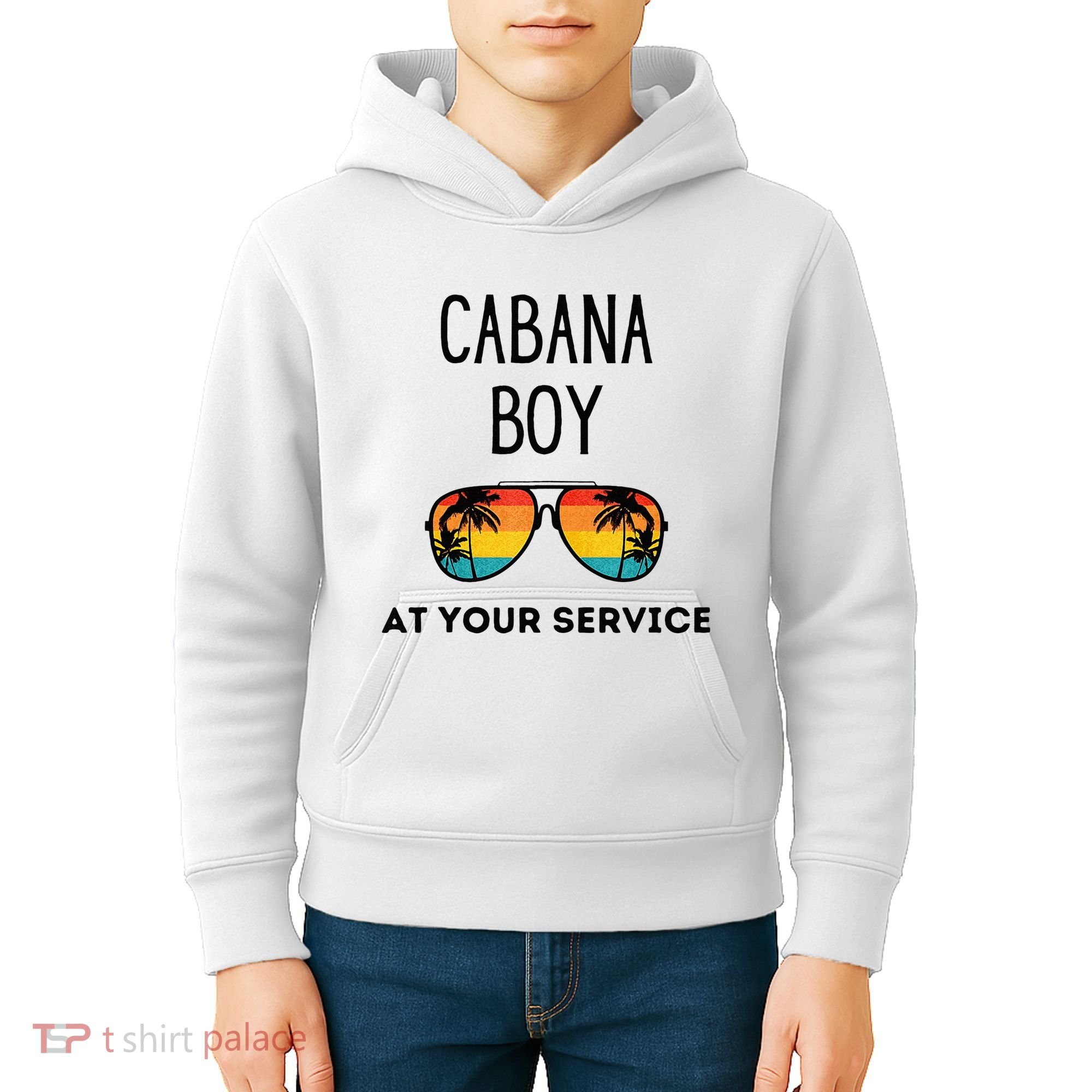 Cabana Boy Funny Summer Pool Party Bartender Bartending Kids Hoodie