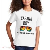 Cabana Boy Funny Summer Pool Party Bartender Bartending Kids T-Shirt thumb 2