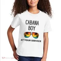 Cabana Boy Funny Summer Pool Party Bartender Bartending Kids T-Shirt thumb 2