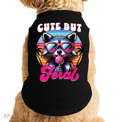 Cute But Feral Funny Trash Panda Doggie Tank