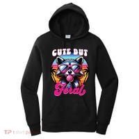 Cute But Feral Funny Trash Panda Women's Hoodie thumb 0