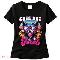 Cute But Feral Funny Trash Panda Women's T-Shirt thumb 0
