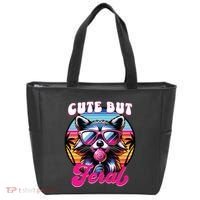 Cute But Feral Funny Trash Panda Tote Bag thumb 0