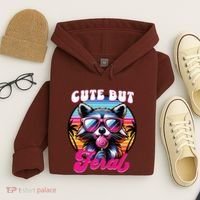 Cute But Feral Funny Trash Panda Hoodie thumb 4