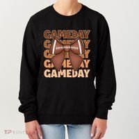 Coqutte Bow Football Game Day Women's Sweatshirt thumb 0