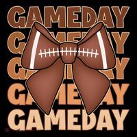 Coqutte Bow Football Game Day Toddler Hoodie thumb 2