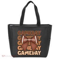 Coqutte Bow Football Game Day Tote Bag thumb 0