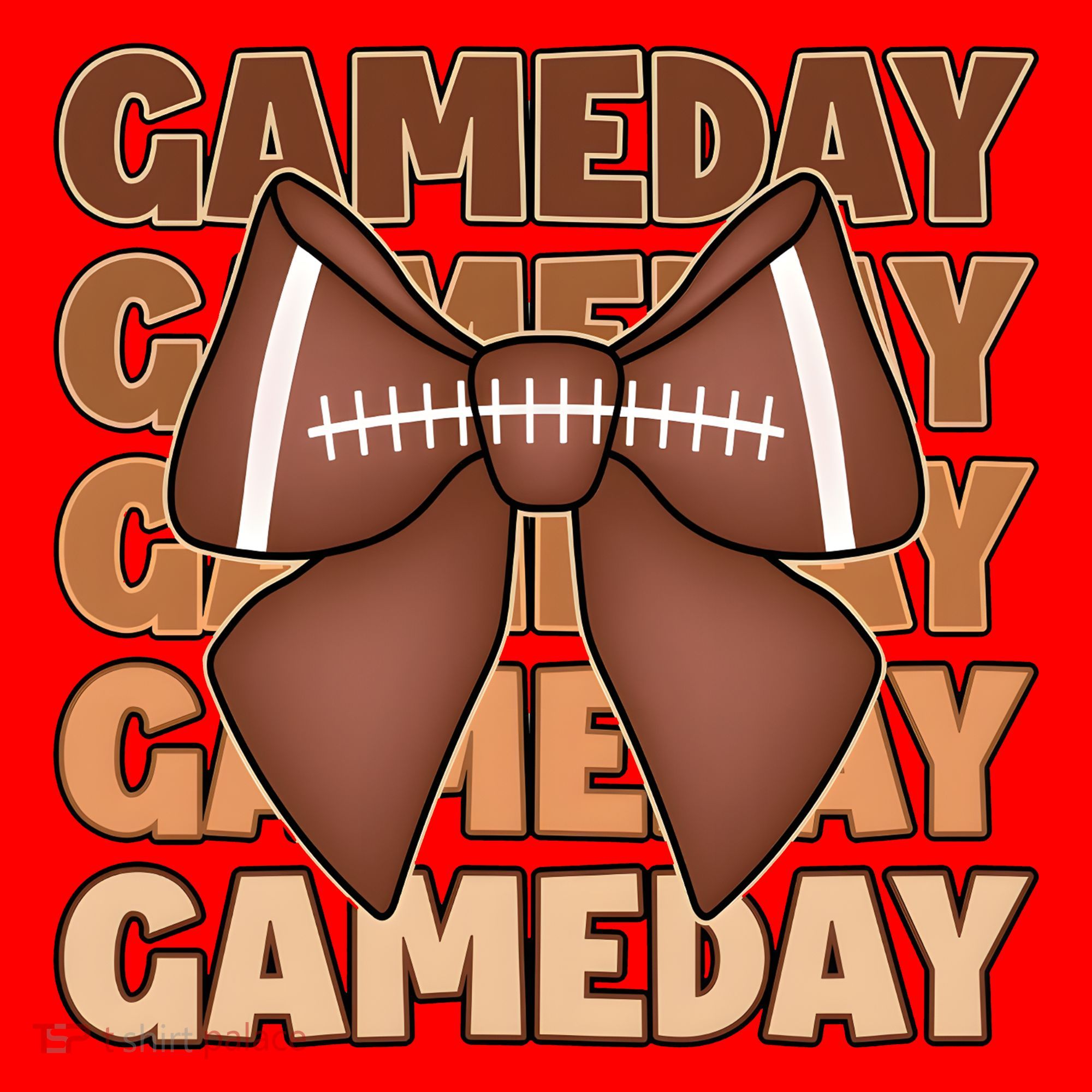 Coqutte Bow Football Game Day Santa Hat