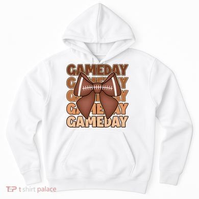 Coqutte Bow Football Game Day Hoodie