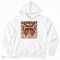 Coqutte Bow Football Game Day Hoodie thumb 0