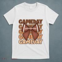 Coqutte Bow Football Game Day T-Shirt thumb 5