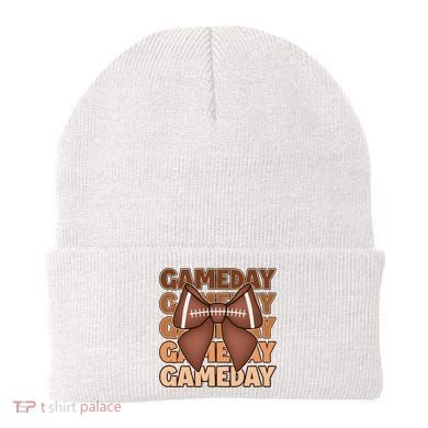 Coqutte Bow Football Game Day Beanie