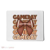 Coqutte Bow Football Game Day Mousepad thumb 0