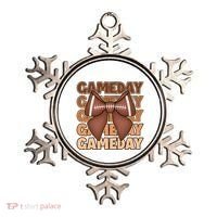 Coqutte Bow Football Game Day Ornament thumb 0