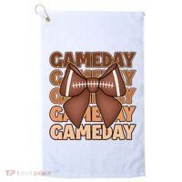 Coqutte Bow Football Game Day Golf Towel thumb 0