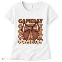 Coqutte Bow Football Game Day Women's T-Shirt thumb 0