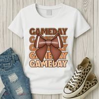 Coqutte Bow Football Game Day Women's T-Shirt thumb 3
