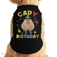 Capy Birthday Funny Capybara Animals Birthday Doggie Tank thumb 0