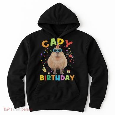 Capy Birthday Funny Capybara Animals Birthday Hoodie