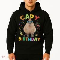 Capy Birthday Funny Capybara Animals Birthday Hoodie thumb 2